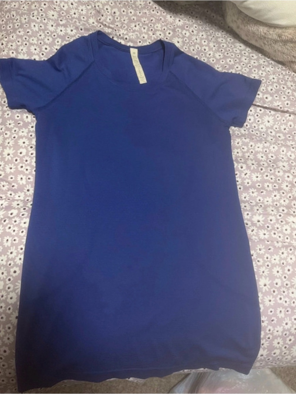 lululemon athletica Short-Sleeve Tee Dress in Royal Blue